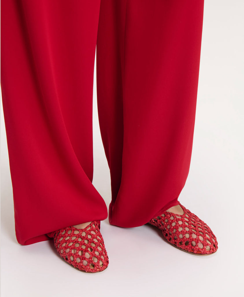 Woven Ballerina in Anise