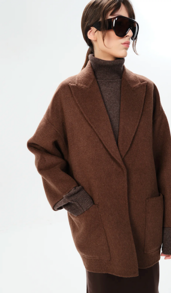 Padua Lionela Coat in Brown