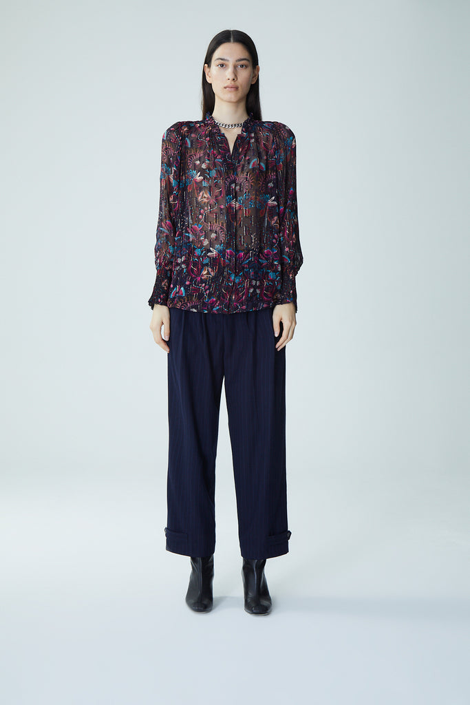 Palermo Julieta Blouse in Ocean Blue