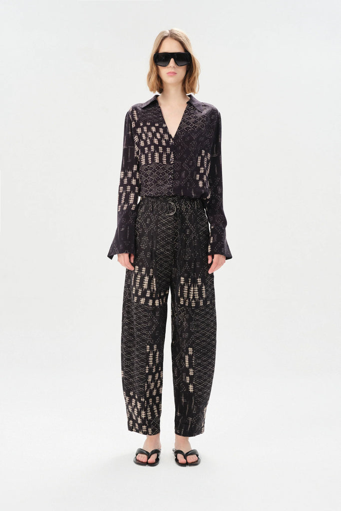 Zarate Thea Pants in Navy