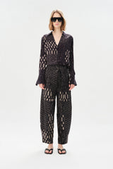 Zarate Thea Pants in Navy - xs