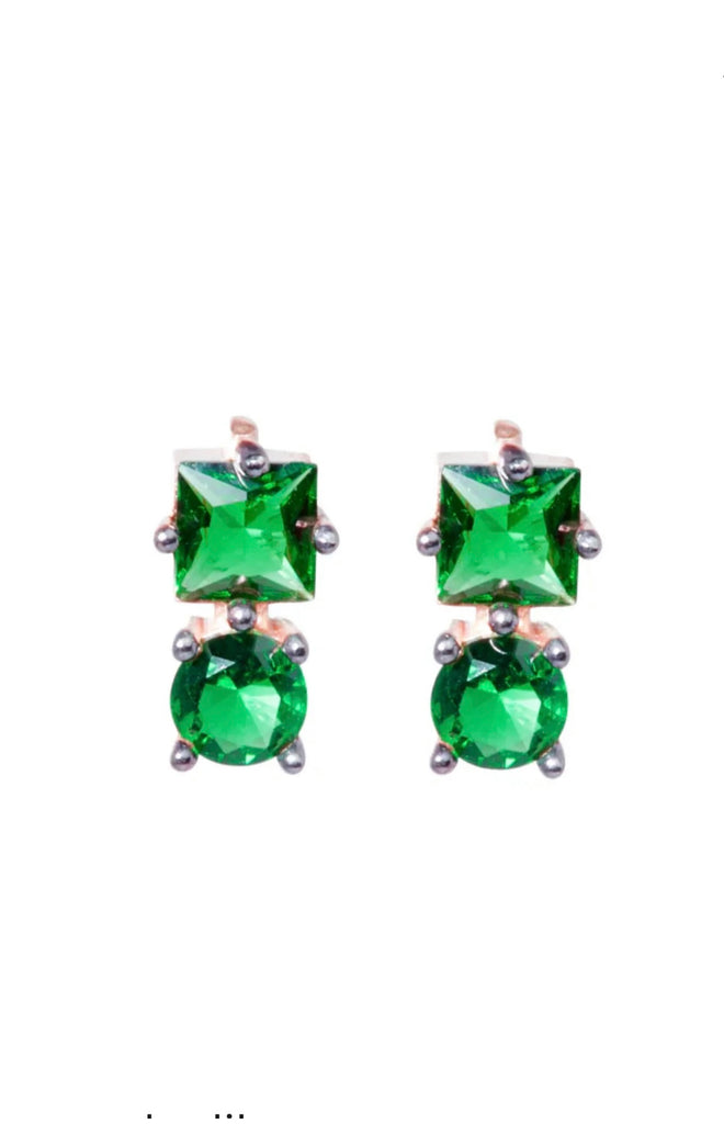 Mark Robbins Stud in Emerald
