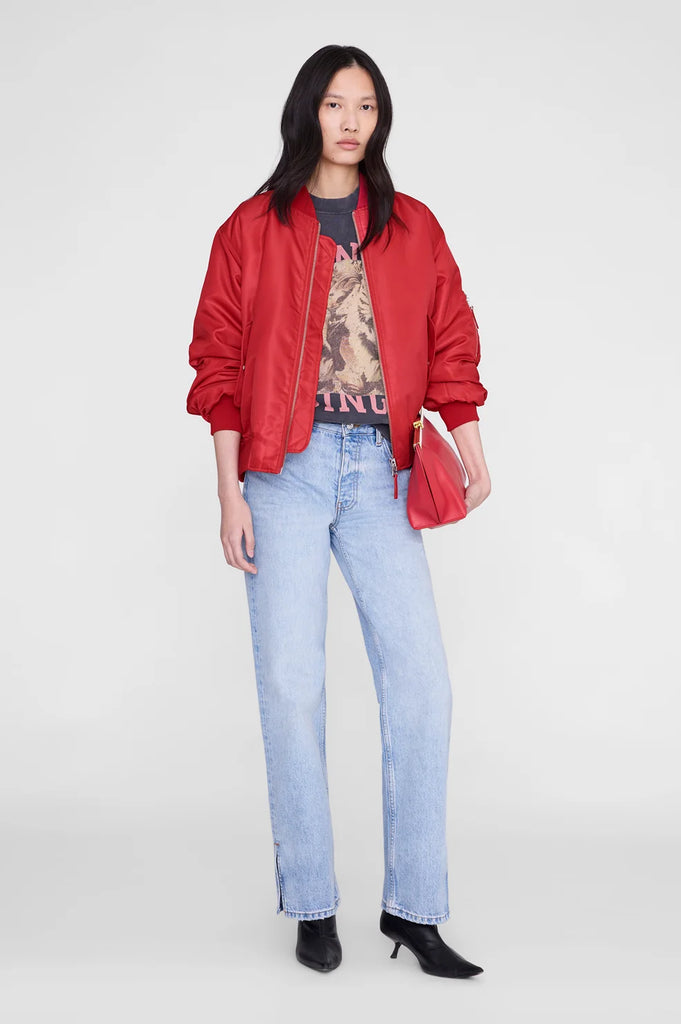 Miles Sweatshirt Tiger Bing in Washed Black