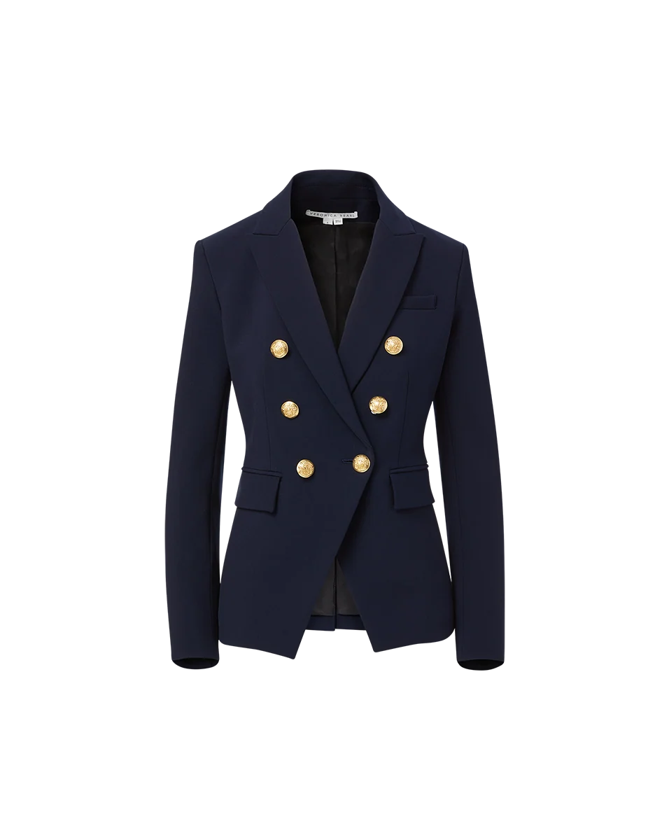 Miller Dickey Jacket in Navy Gold Buttons