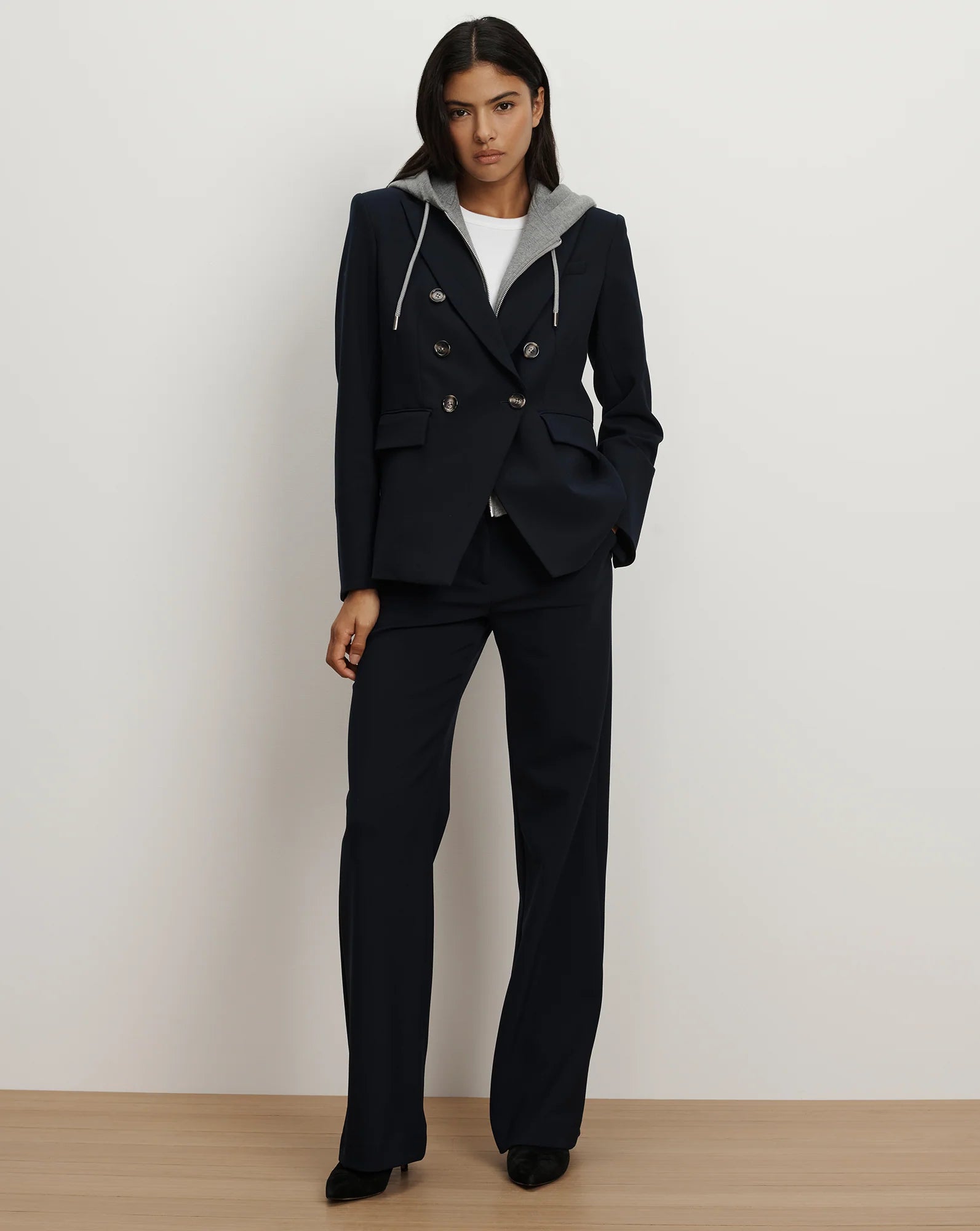 Miller Dickey Jacket with Horn-Button in Navy