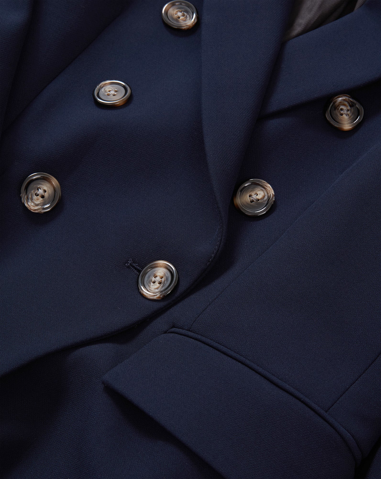 Miller Dickey Jacket with Horn-Button in Navy