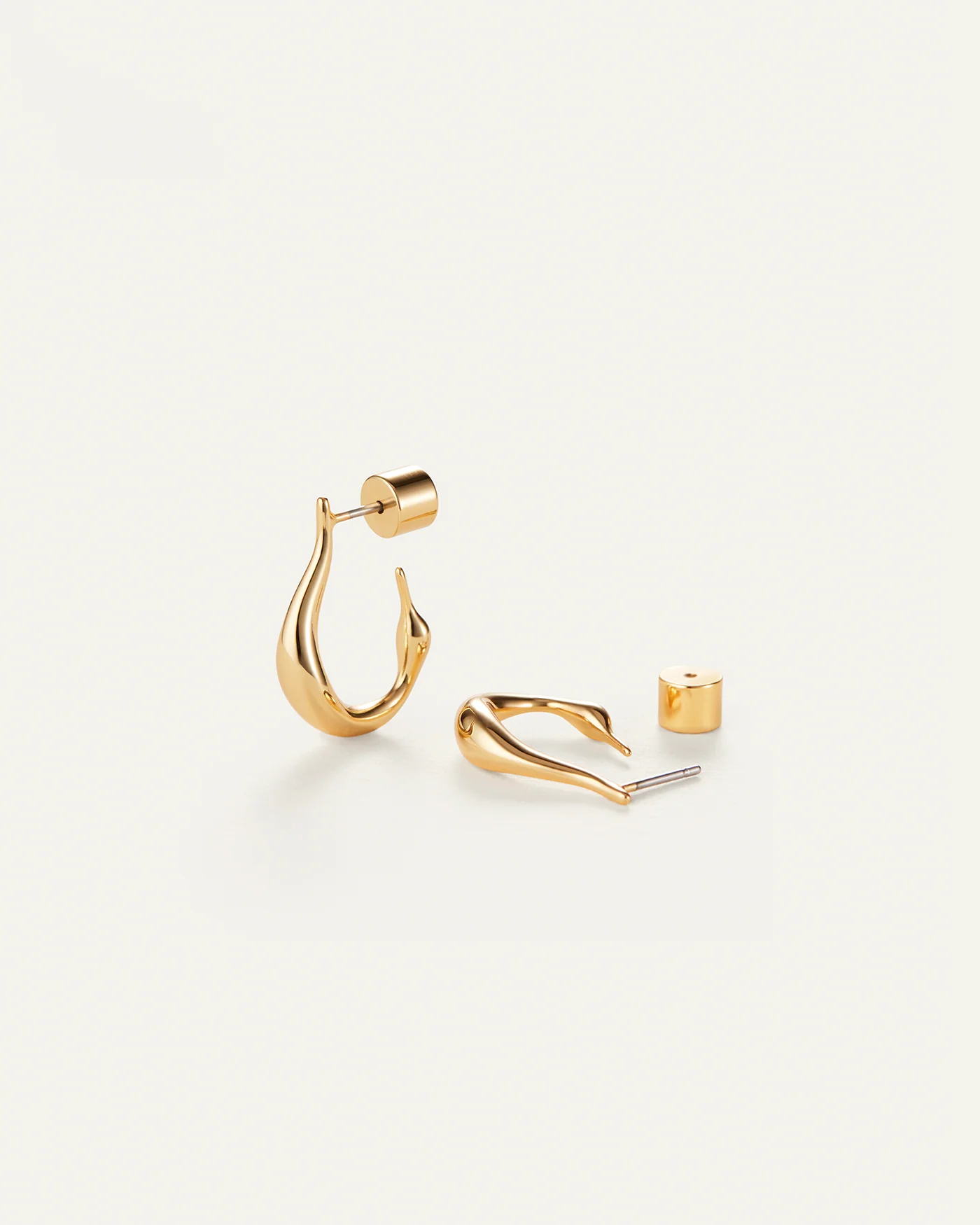 Mini Colette Hoop Earrings in Gold