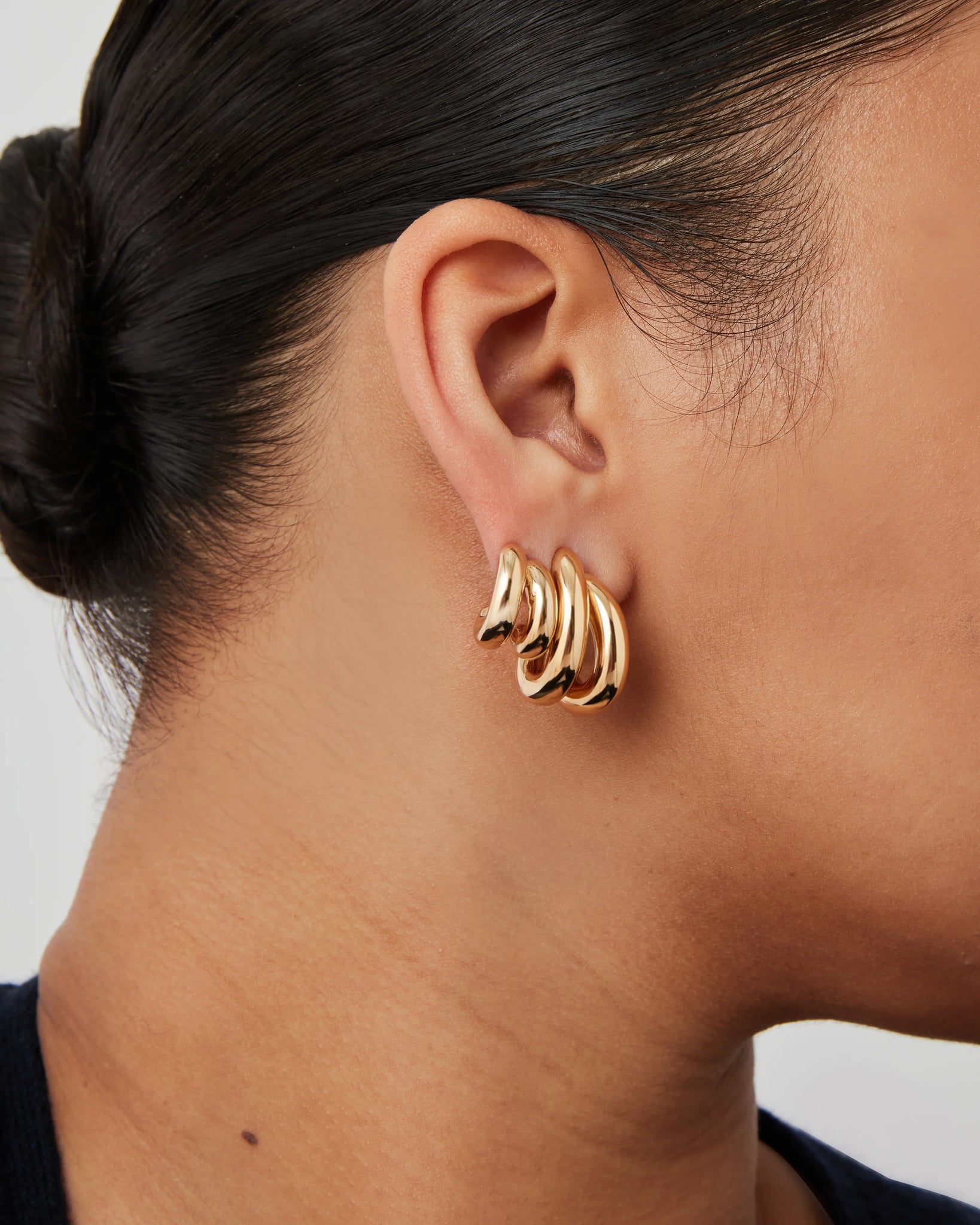 Mini Florence Earrings in Gold