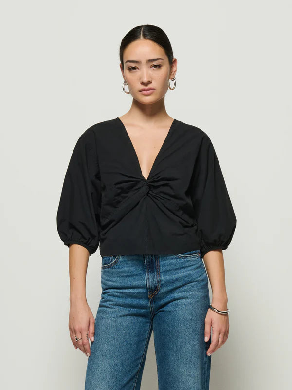 Celeste Blouse in Jet Black