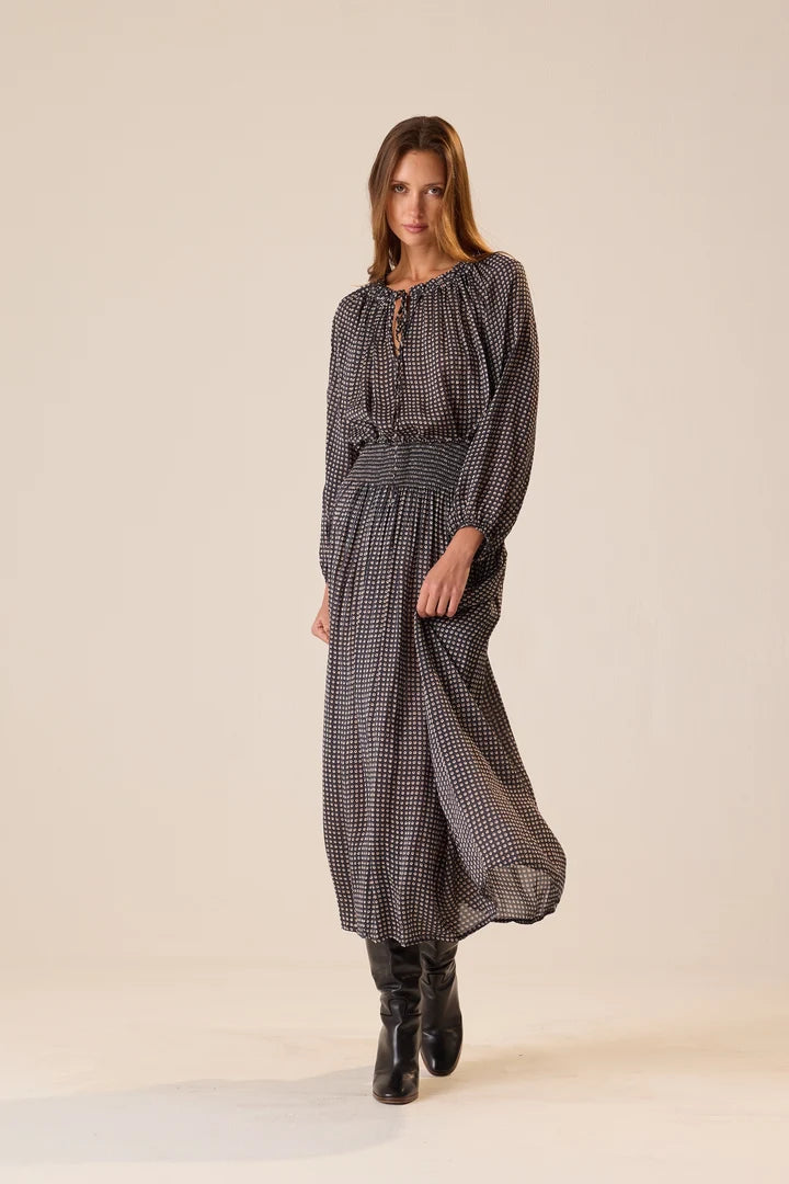 Bella Skirt in Martini Caviar