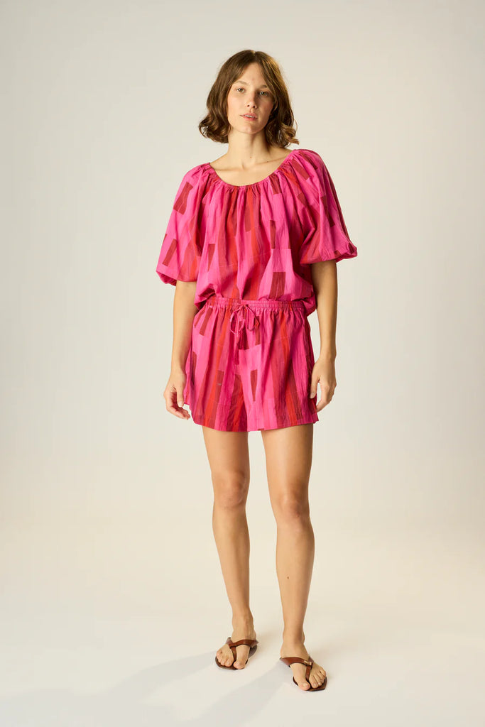 Ella Top in Sea Glass Pink