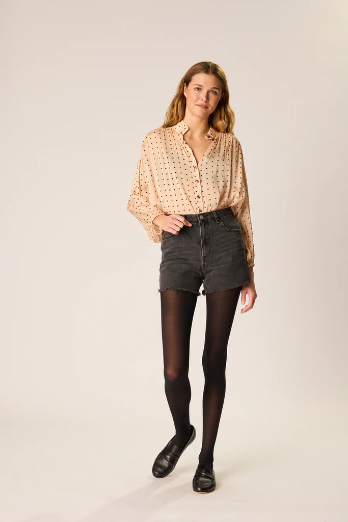 Iris Top in Polka Dot Creama
