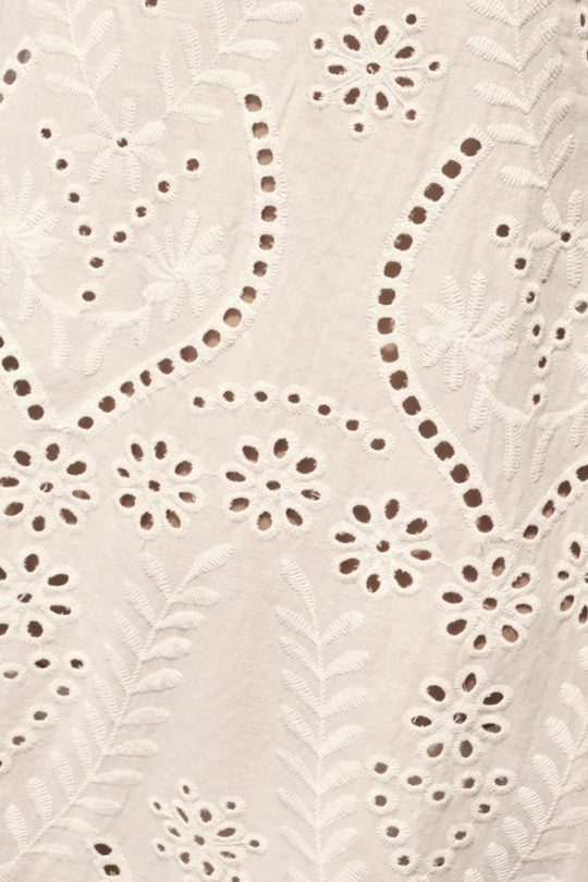 Lisa Top in Athena Embroidery Salt