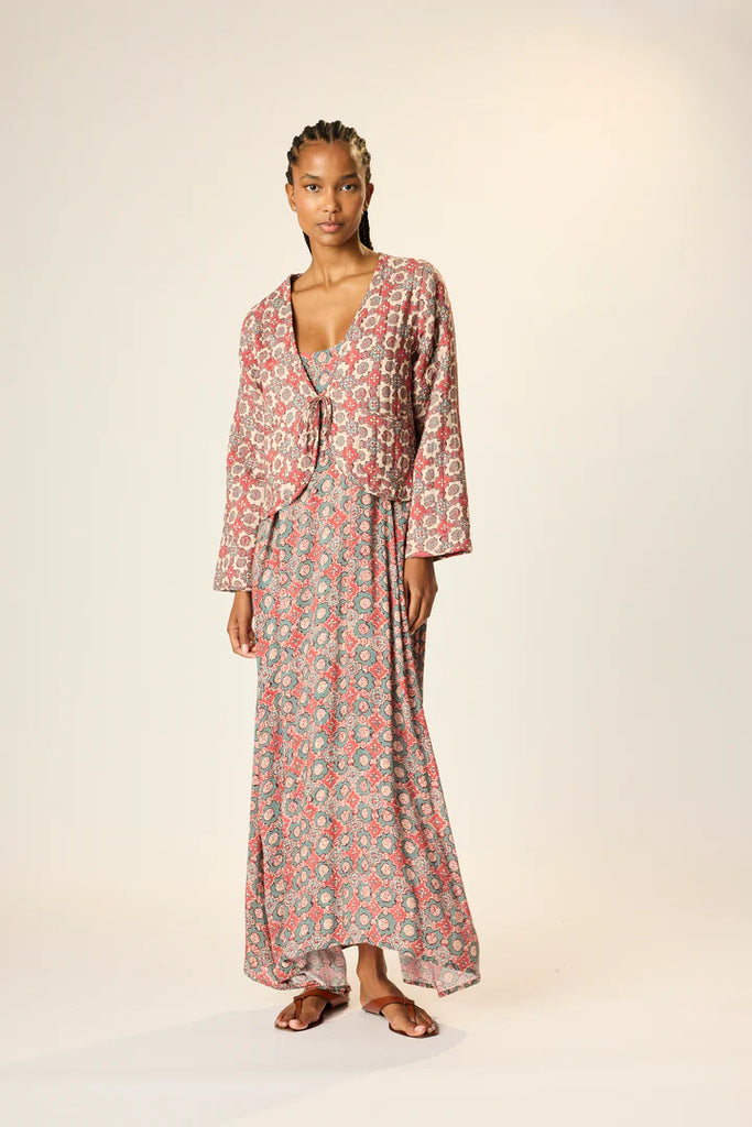 Saskia Jacket in Spanish Tile Combo
