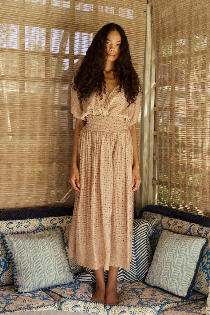 Violet Top in Delphi Sand