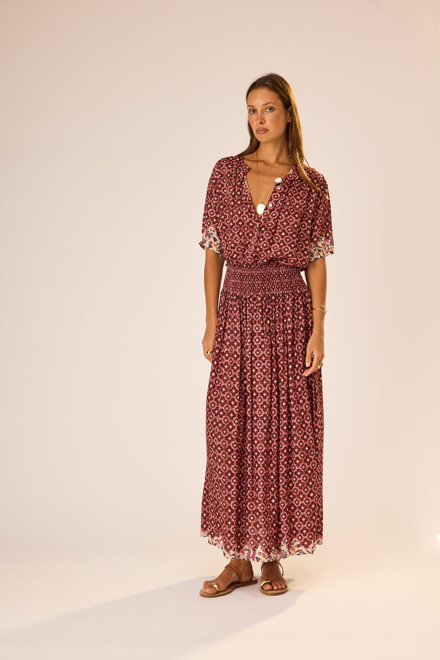 Violet Top in Mosaic Spice