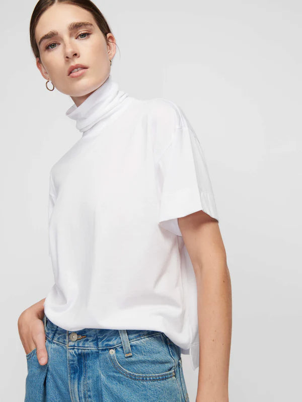 Fable Turtleneck in White