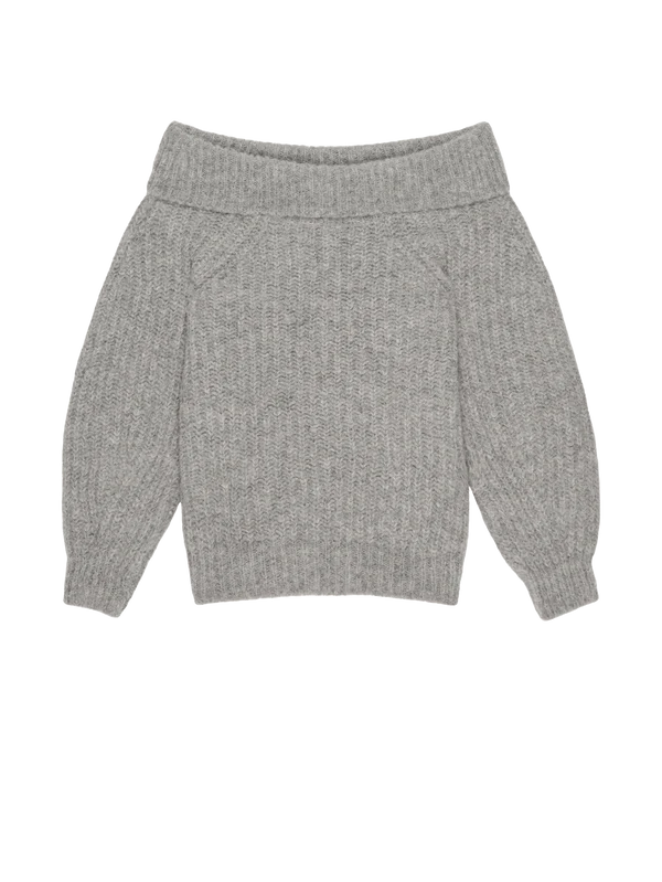 Serena Sweater in Dove Gray Heather