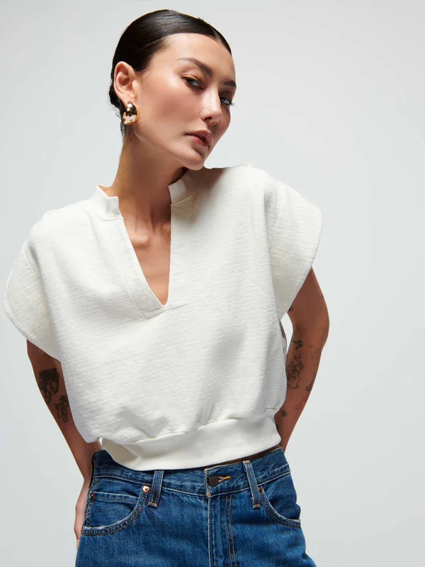 Lenon Sweatshirt in Porcelain