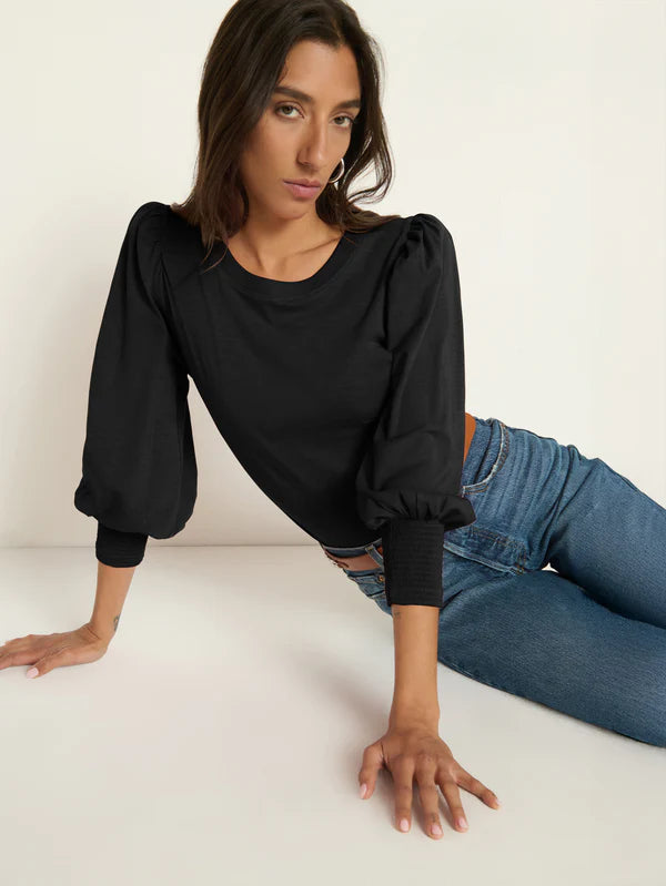 Loren Tee in Jet Black