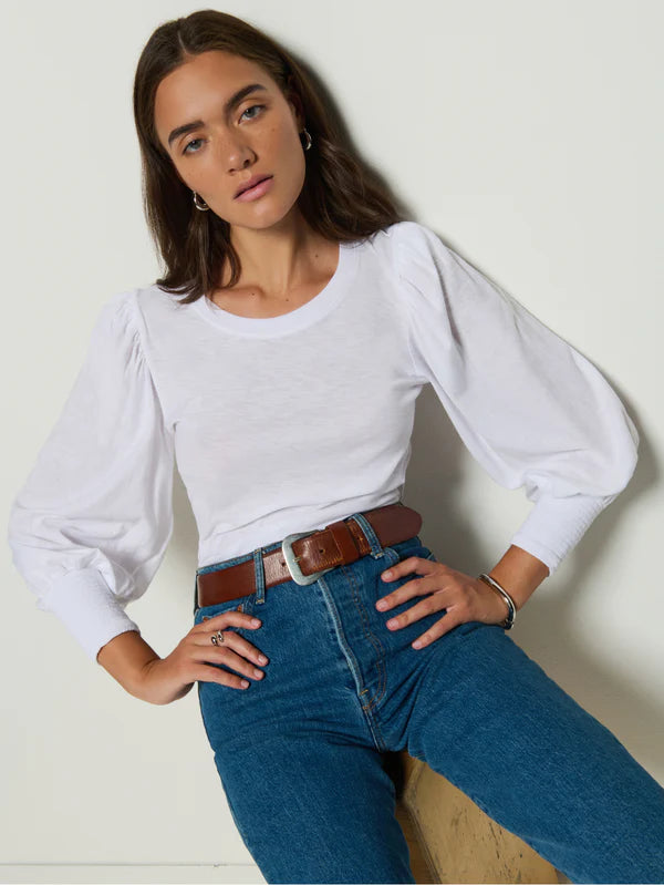 Loren Tee in White