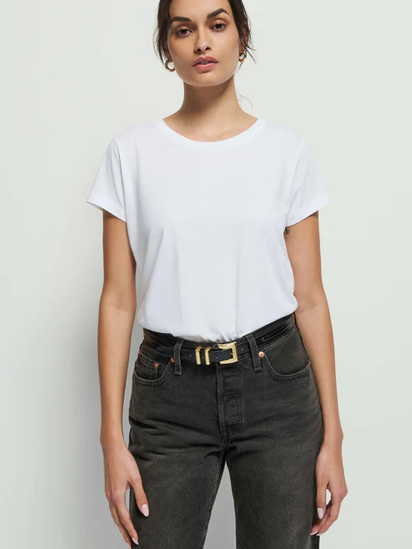 Goldie Tee in White