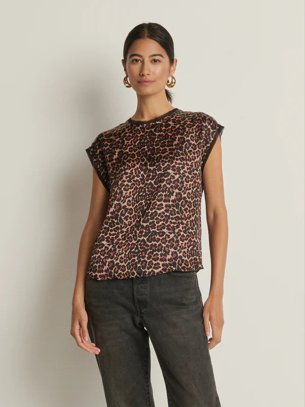 Helen Top in Winter Leopard