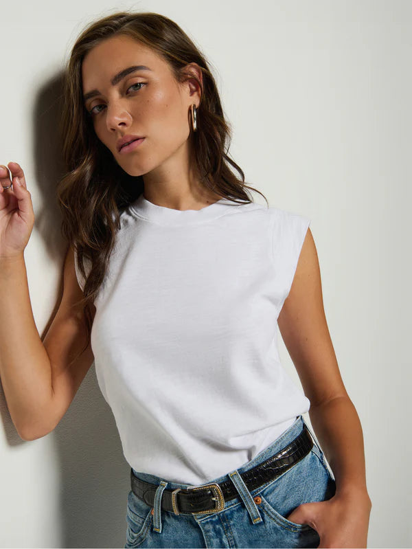 Patti Tank in Optic White