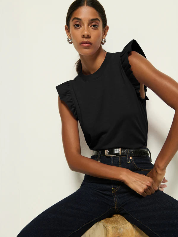 Paulette Tank in Jet Black