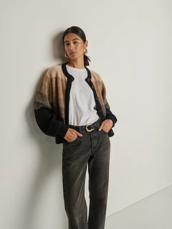 Tessa Ombre Cardigan in Macchiato Ombre