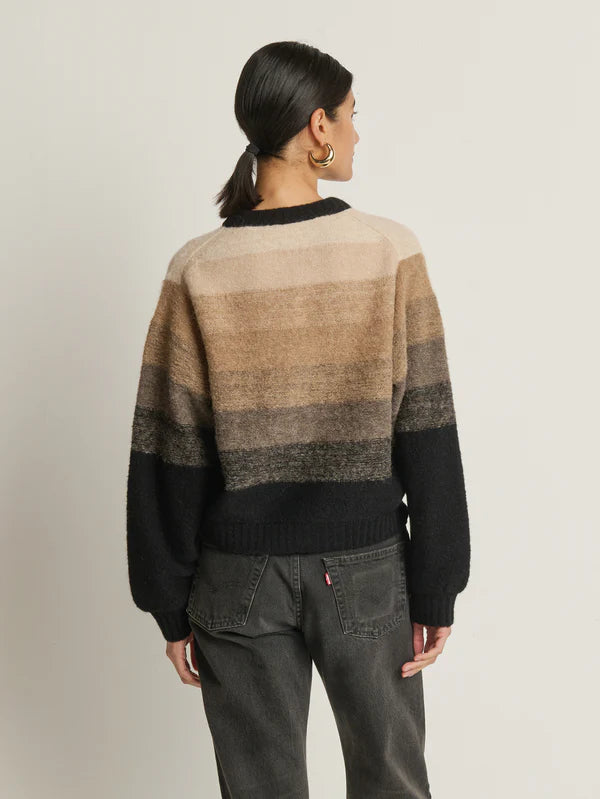 Tessa Ombre Cardigan in Macchiato Ombre