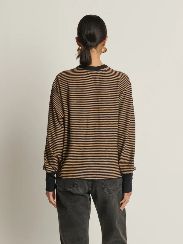 Victoria Henley in Mini Cocoa Stripe