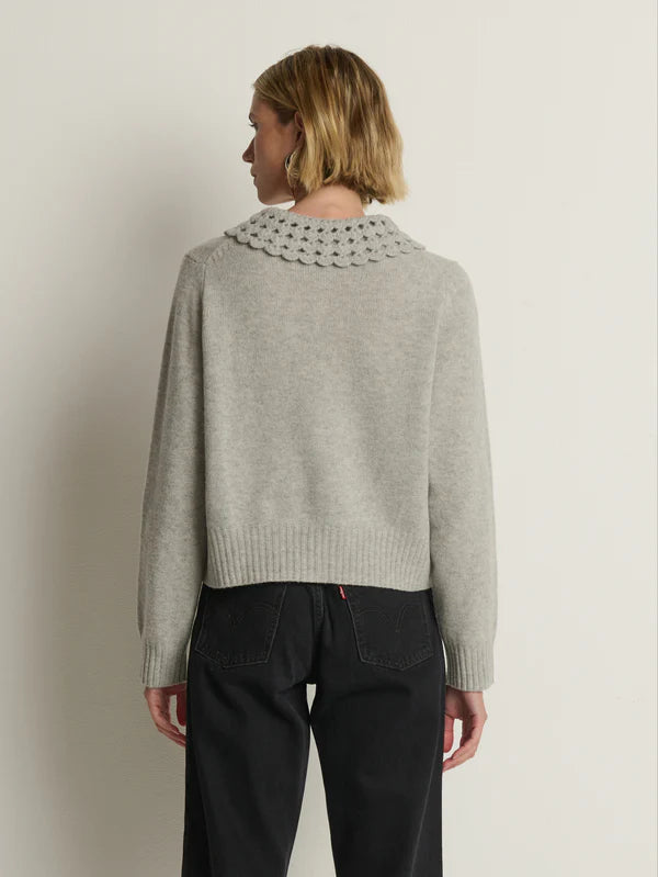 Addie Gray Addie Cardigan in Heather Grey