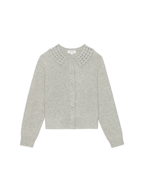 Addie Cardigan in Heather Grey