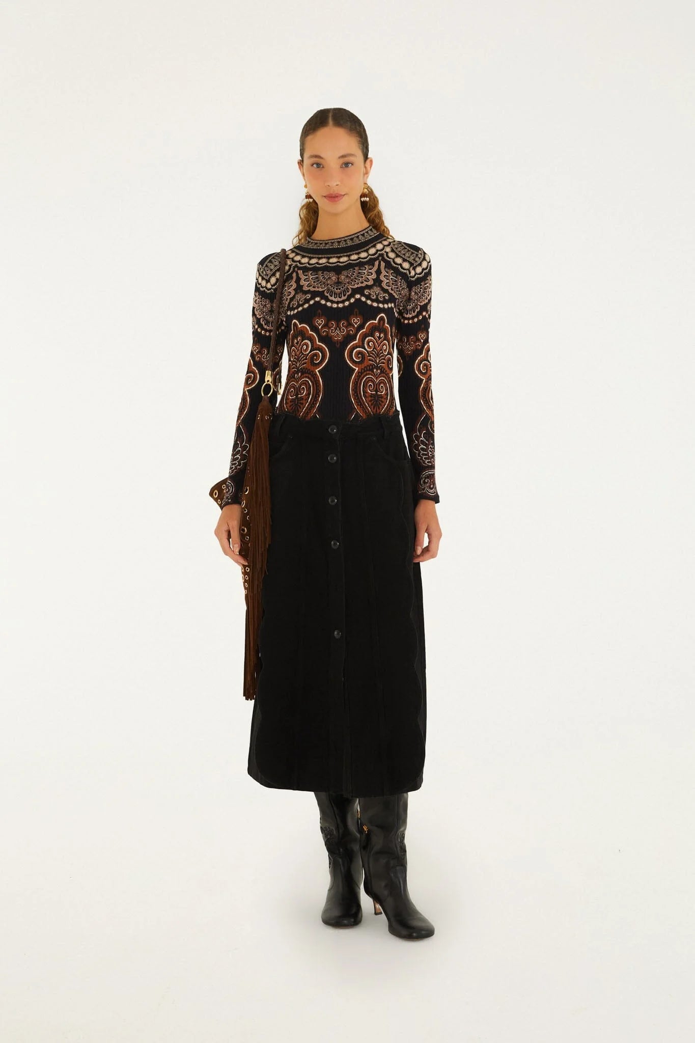 Nicole Long Sleeve Jersey Bodysuit