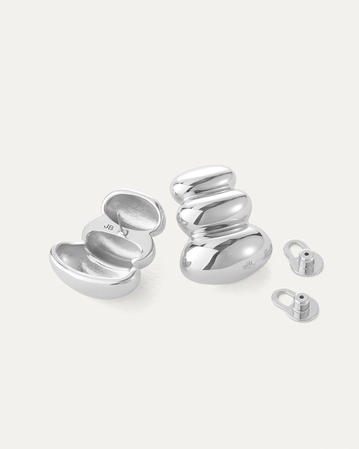 Non-Stop Earrings in Silver