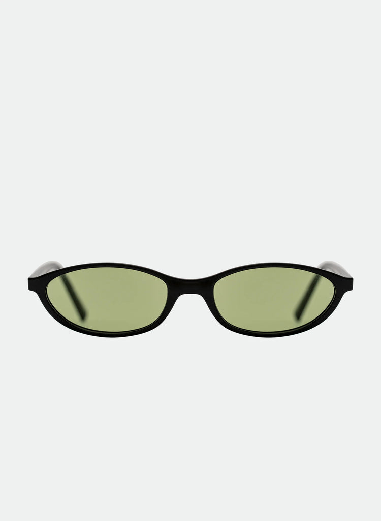Hazel in Black/Light Green