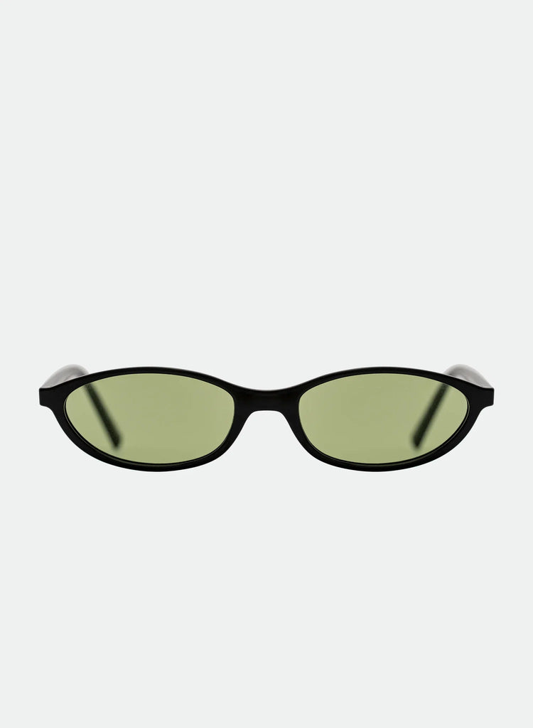 Hazel in Black/Light Green