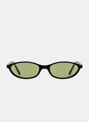 Hazel in Black/Light Green - o/s