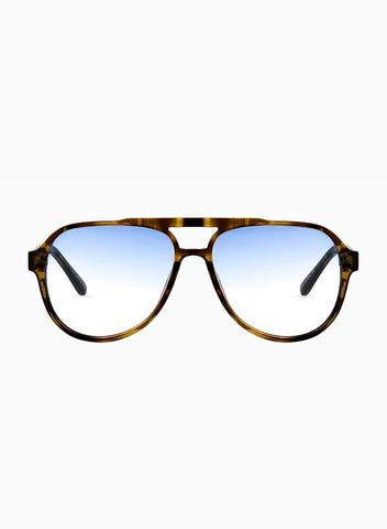 Stevie in Tortoise/Blue Fade