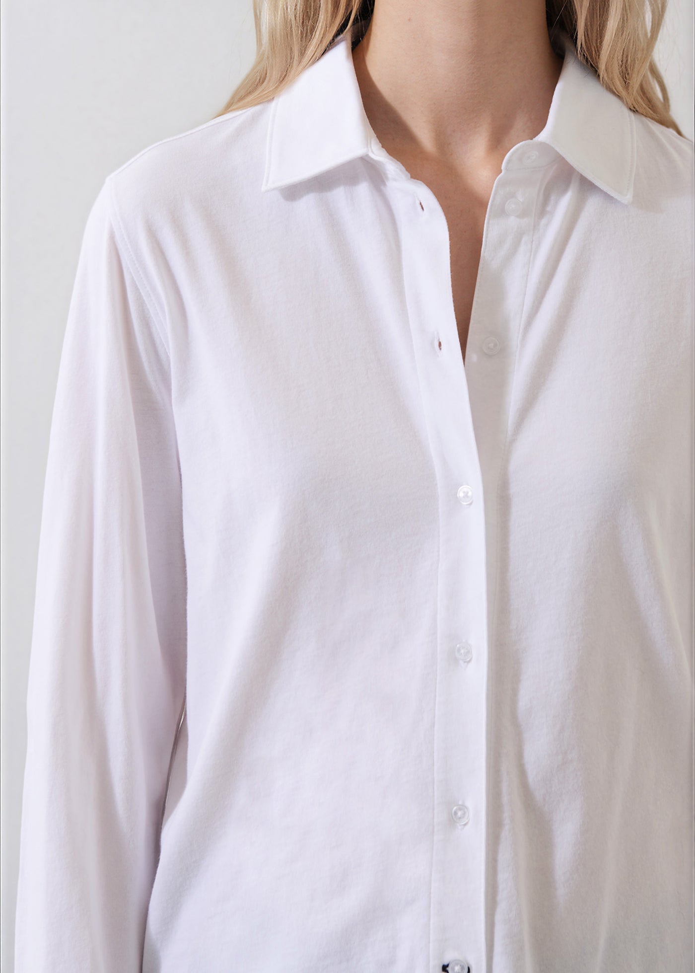 PA Organic Cotton Relaxed Shirt in White