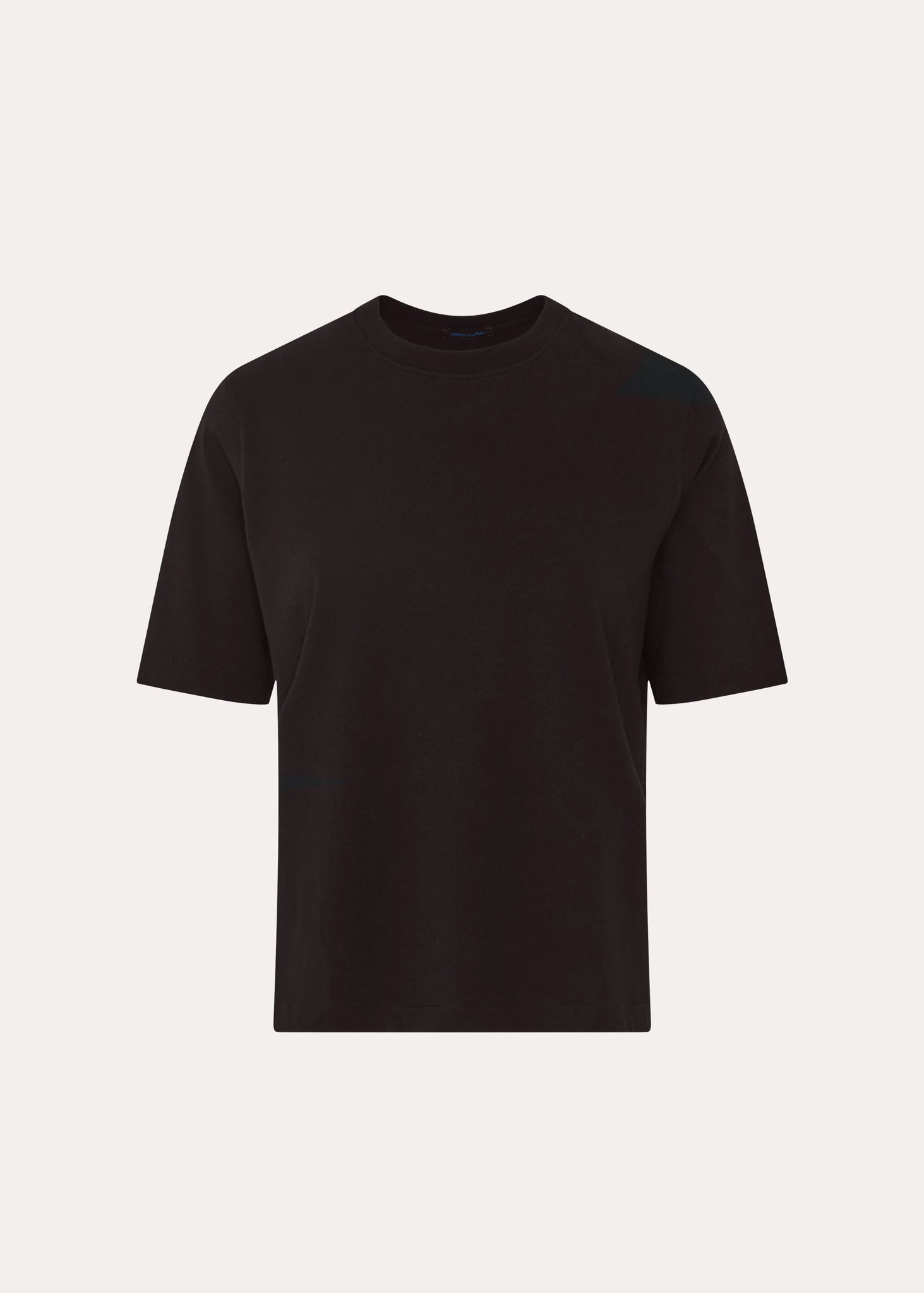 Organic Pima Cotton Relaxed Crew in Molasses