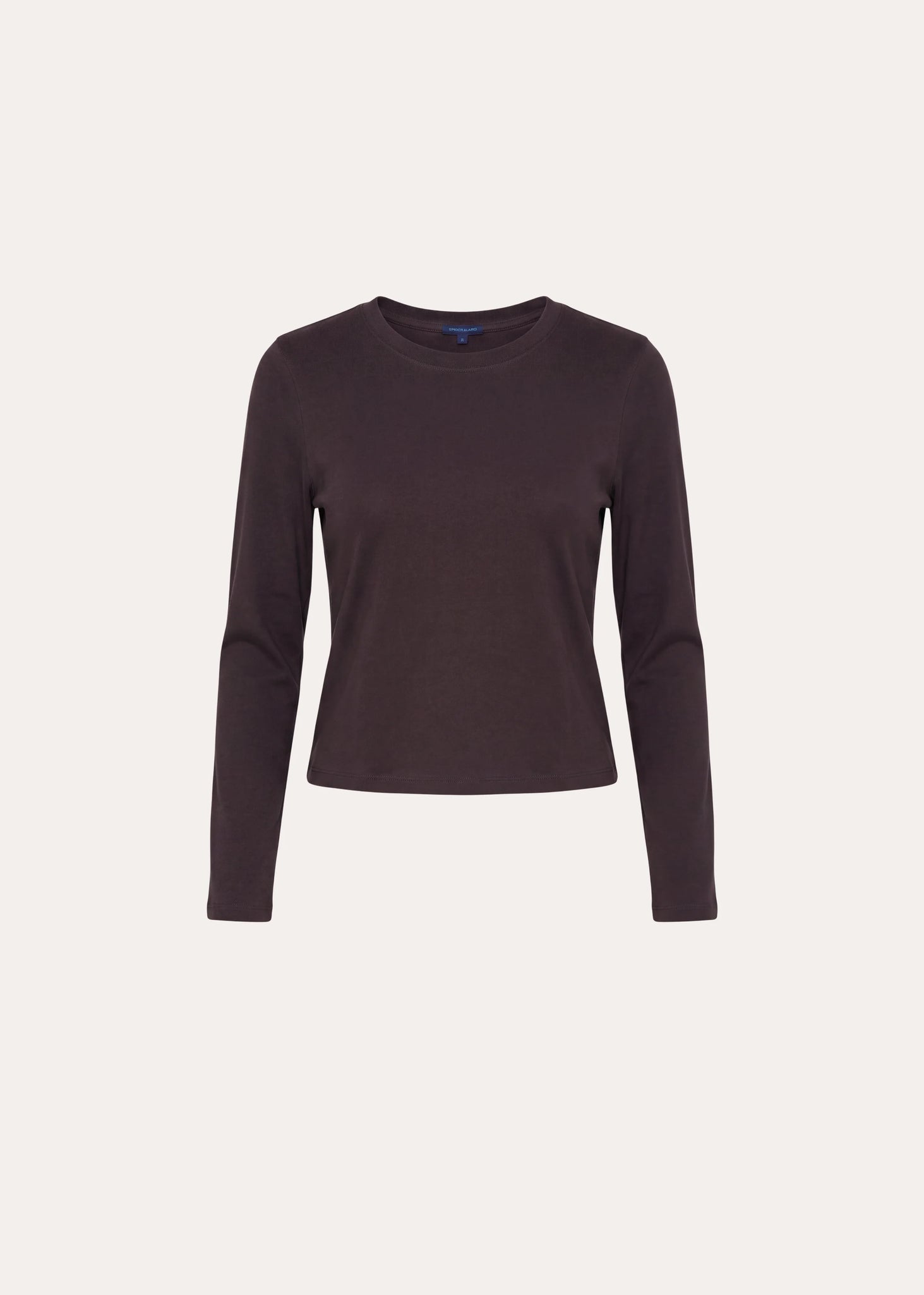 Sublime Reactive Pima Cotton Stretch Long Sleeve Baby T-Shirt in Molasses