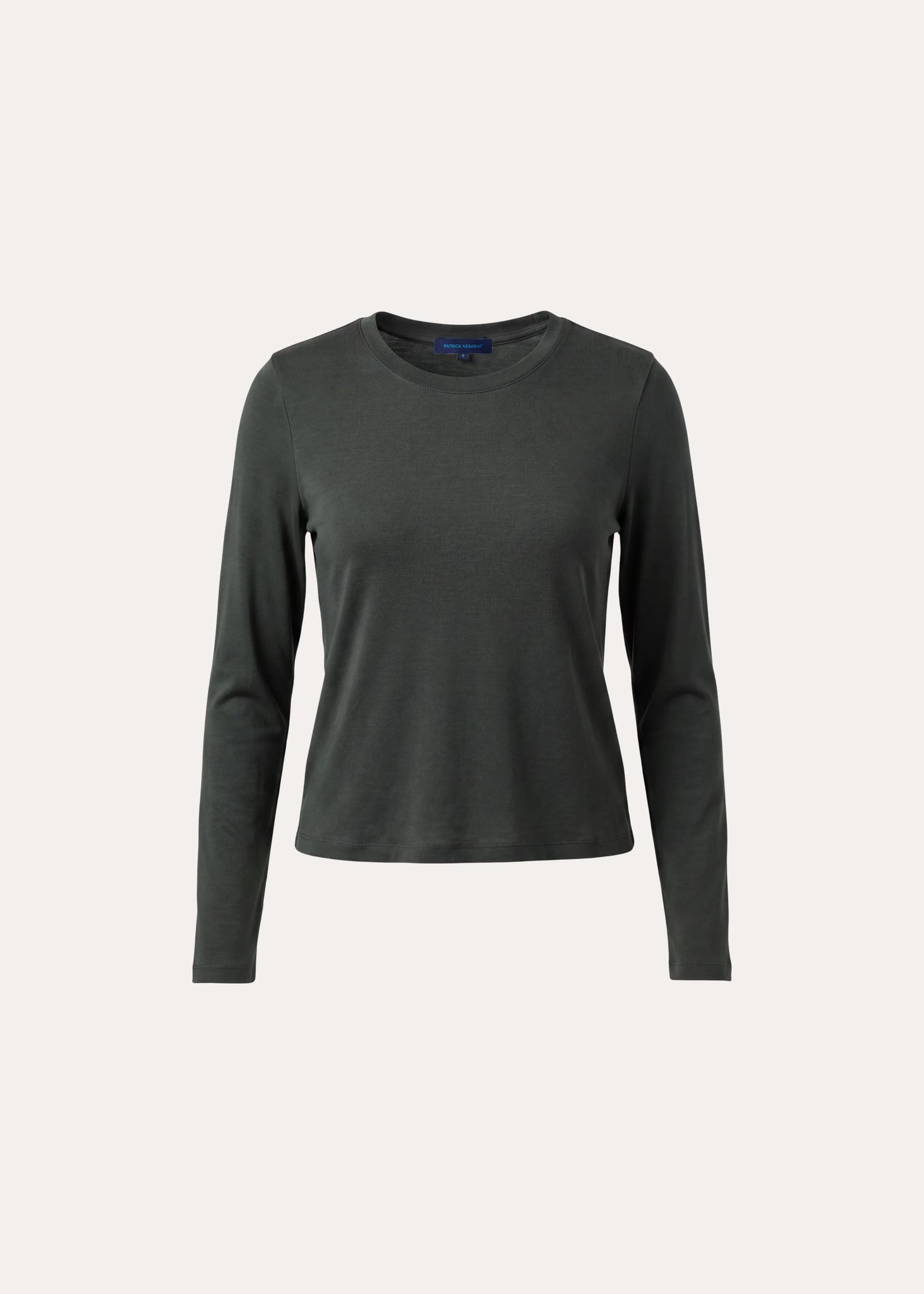 Sublime Reactive Pima Cotton Stretch Long Sleeve Baby T-Shirt in Thyme