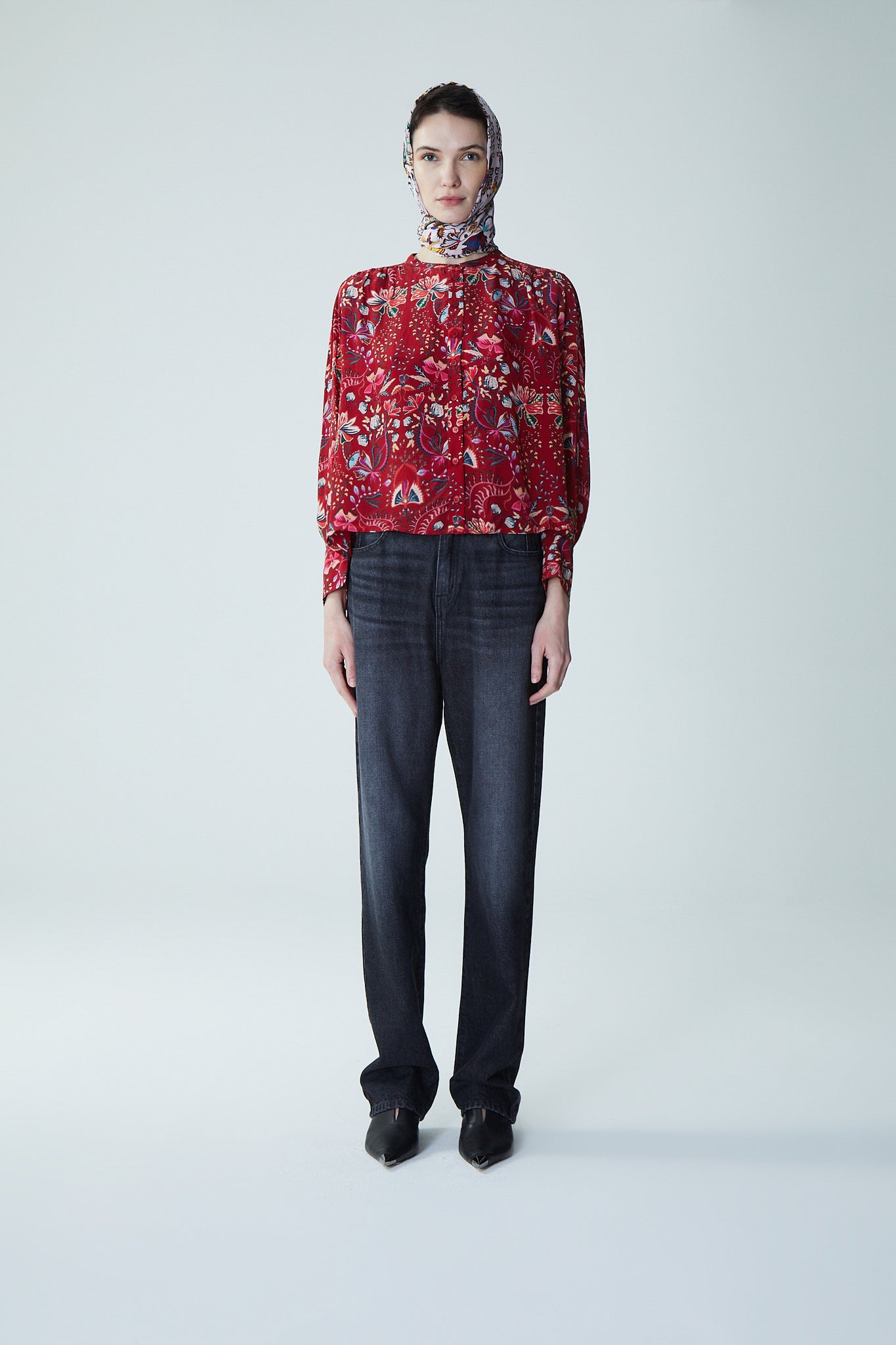 Palermo Celia Blouse in Red Berrie