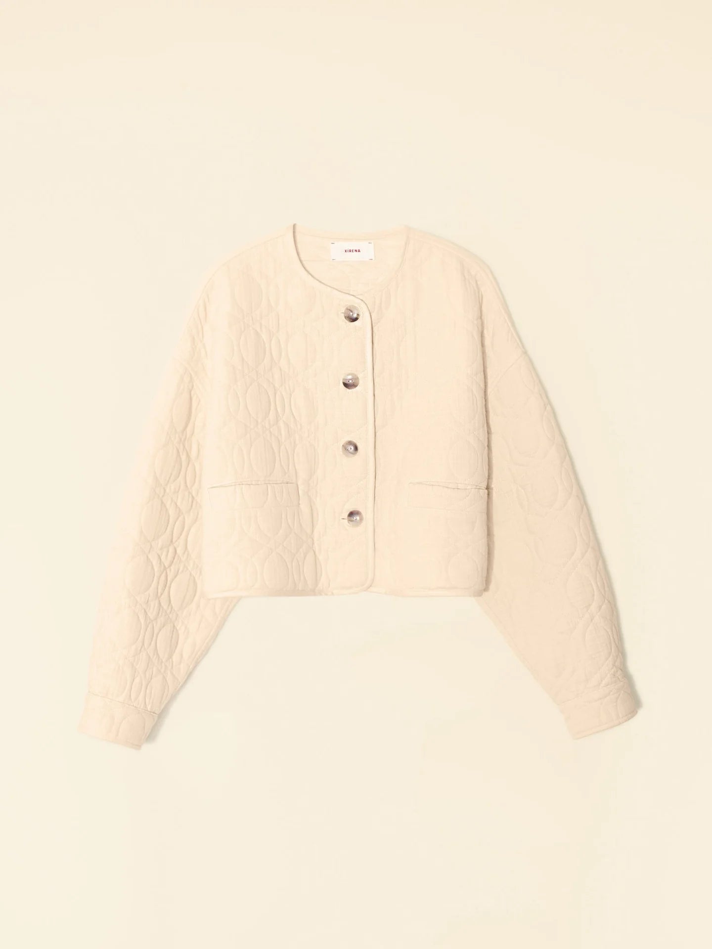Paley Quilted Jacket in Soft Sand