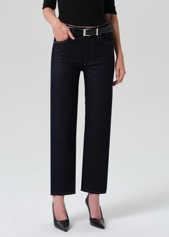 Palma Straight Clean Hem in Inky Rinse