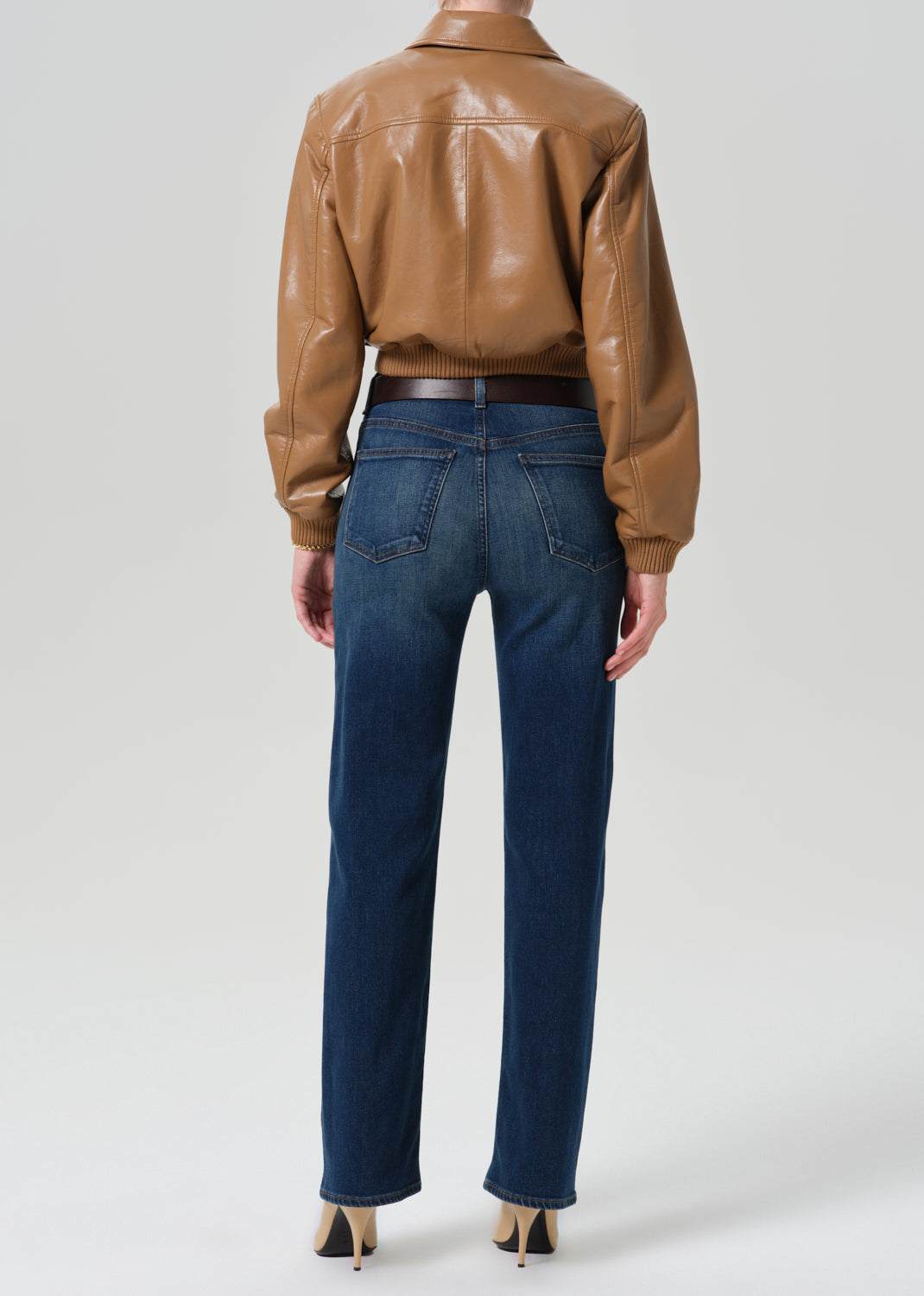 Palma Straight Long Clean Hem in Pierre
