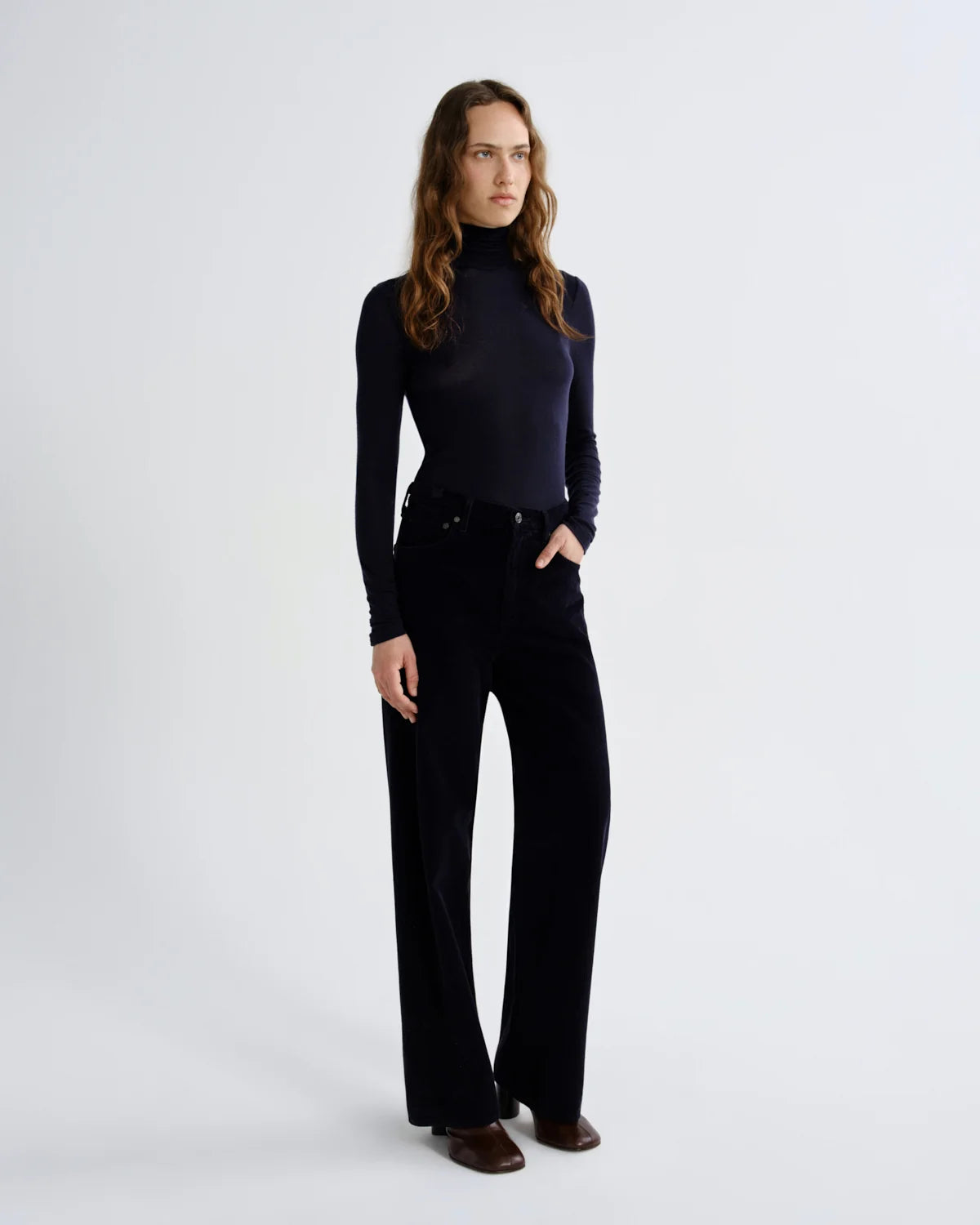 Pascale Turtleneck in Navy