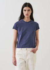 Iconic Sublime Crew Baby Tee in Mood Indigo - xs